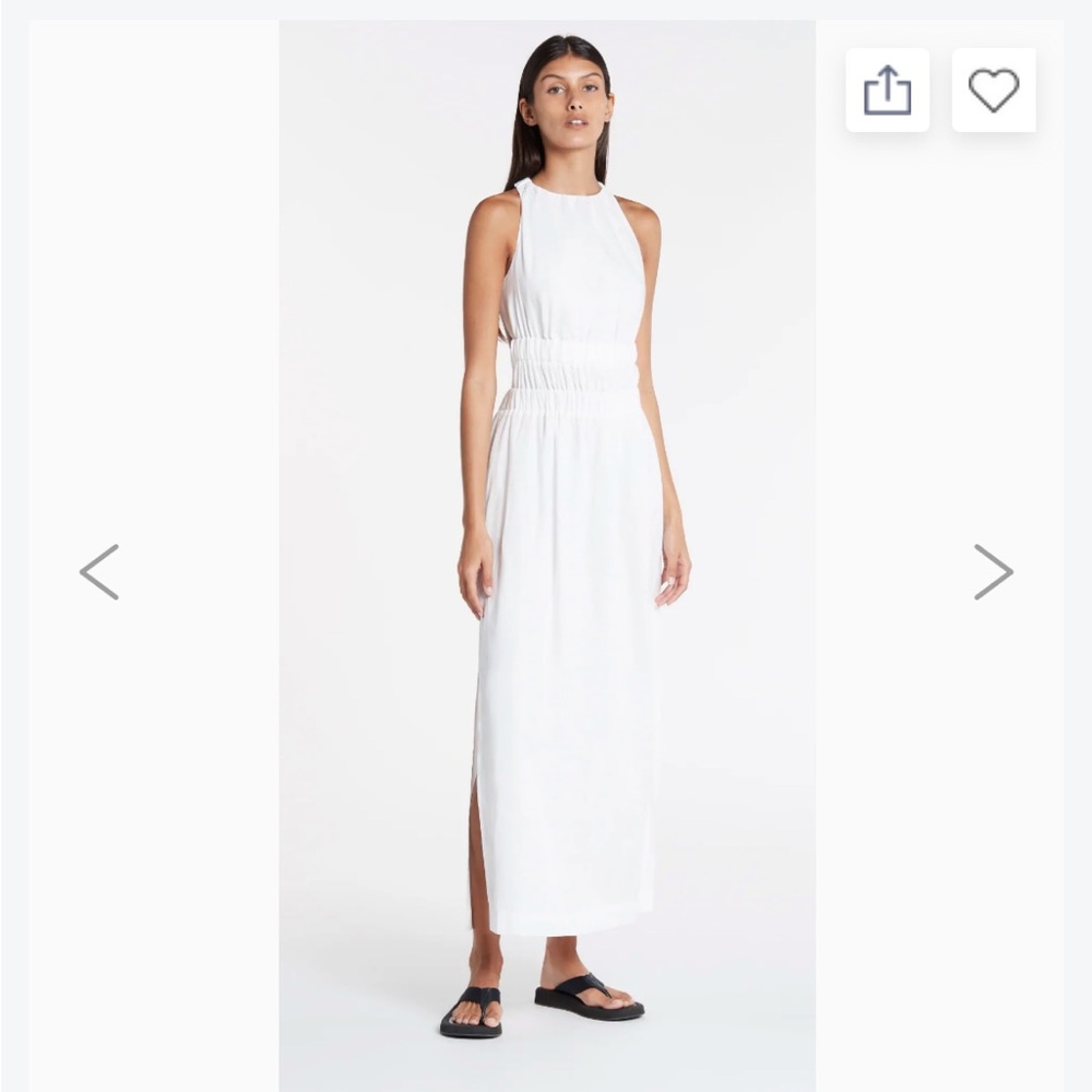 SIR the label Vilma Crossback Dress, Size 1, Ivory
